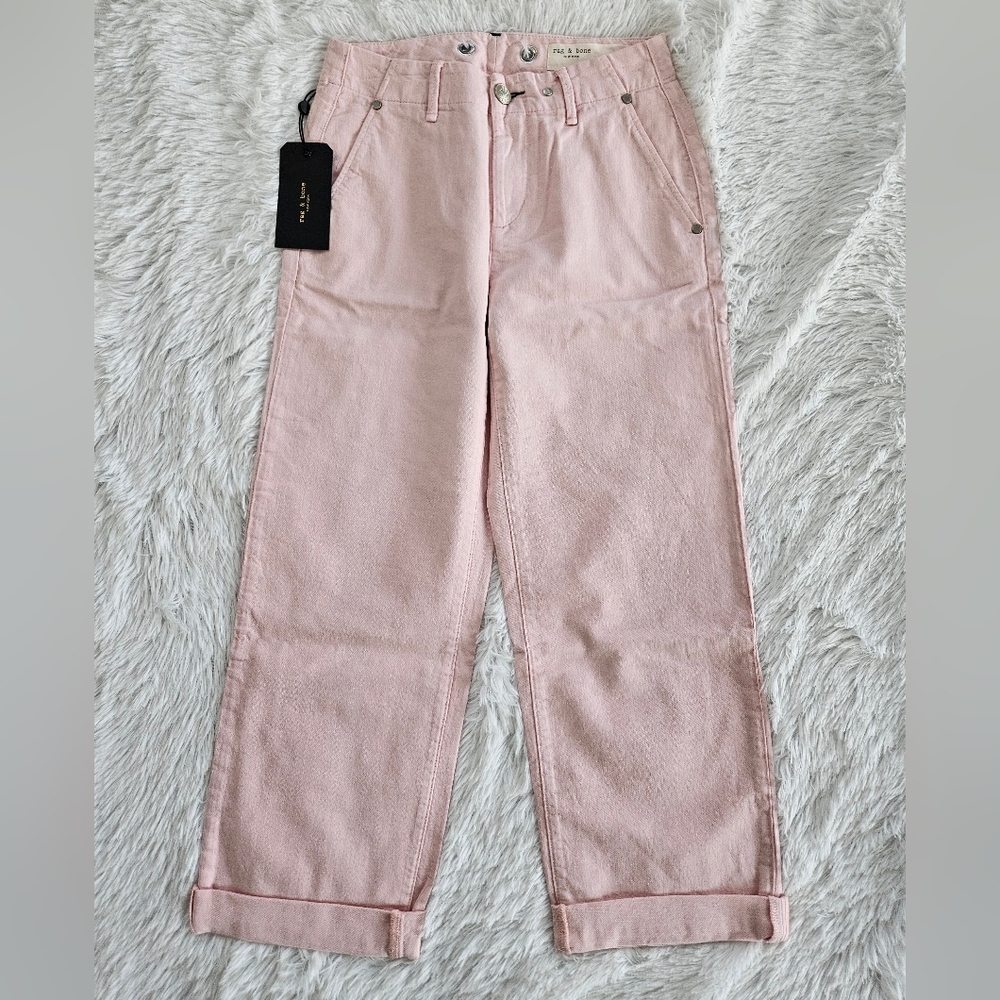 14. Rag & Bone Blush Buckley Straight Leg